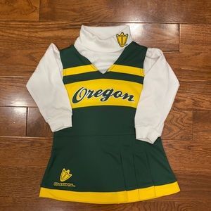 University of Oregon size 2 cheerleading dress